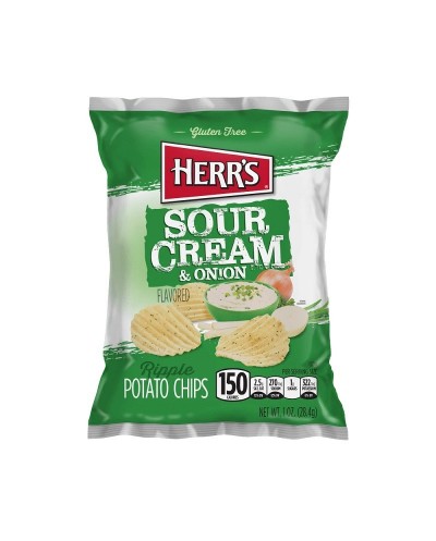 Herr's sour cream onion...