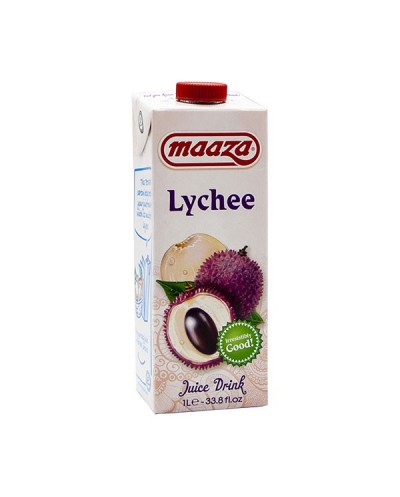 Maaza lychee juice drink...