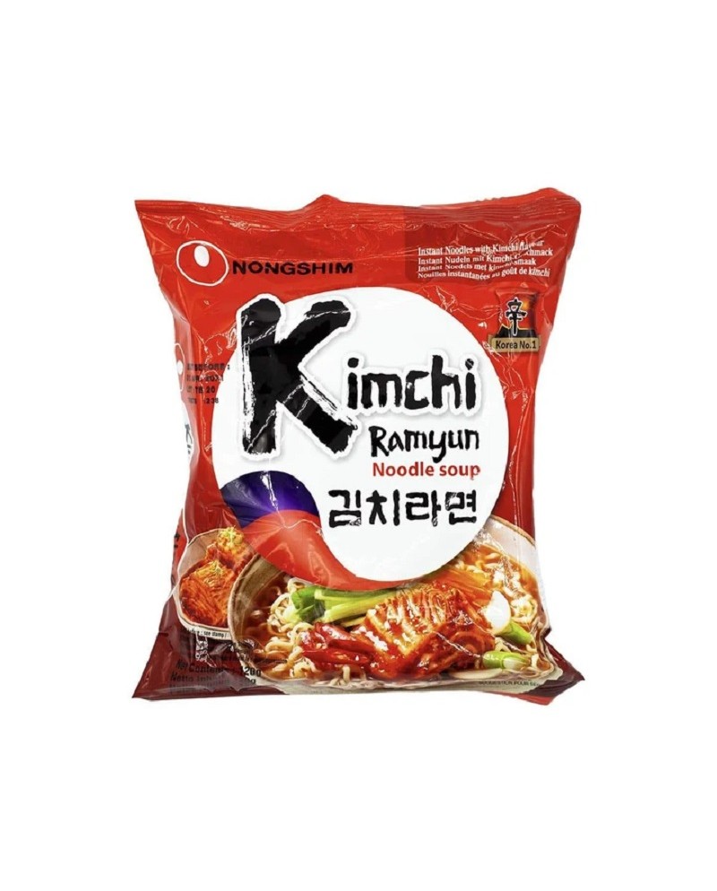 Nongshim kimchi Ramyun in confezione da 120g