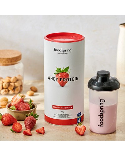 Proteine whey fragola 750g...