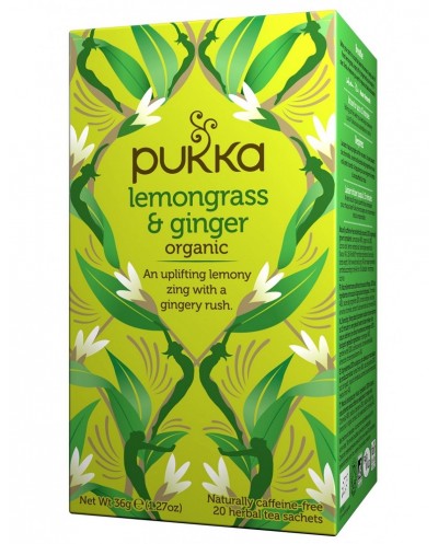 Pukka lemon grass e ginger...