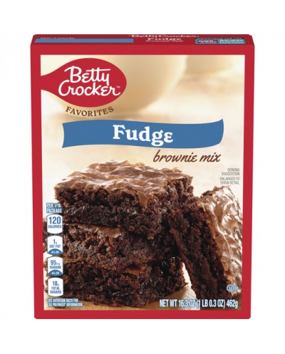 Betty crocker fudge brownie...