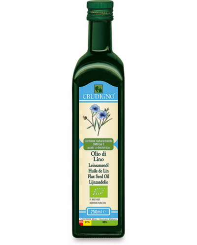 Olio di lino bio crudigno...