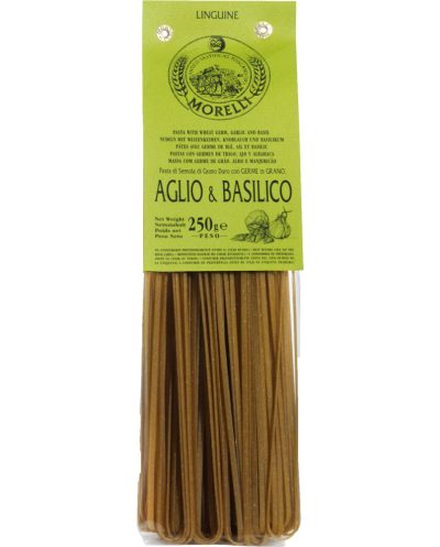 Linguine aglio e basilico...