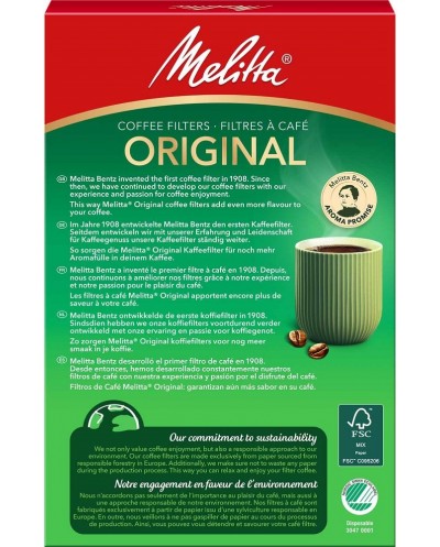 Melitta 1/4 da 40 filtri per caffè