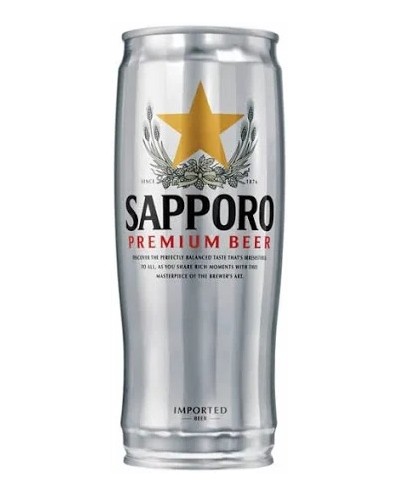 Birra Sapporo silver can 650ml