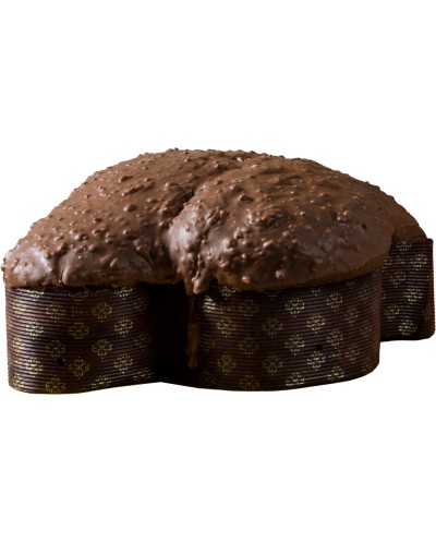 Colomba al Cioccolato Dark con Crema al Caramello Salato 1kg Fratelli Sicilia