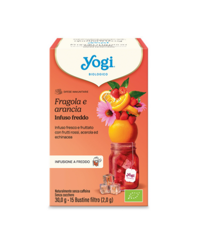 Yogi Tea Fragola e Arancia Cold Brew 15 Filtri
