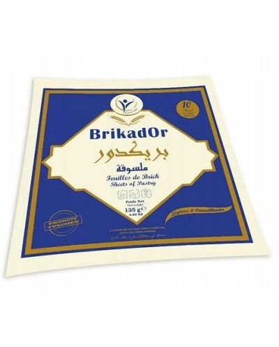 Fogli di brick Brikador da 10 fogli 135g