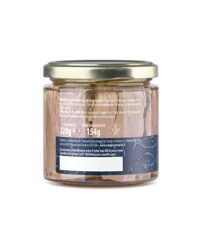 Ventresca di tonno in olio di oliva 220g Campisi