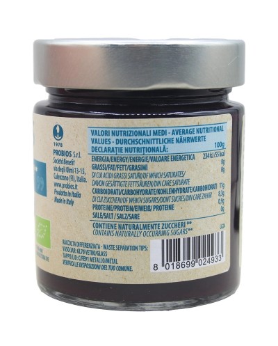 Composta 100% Mirtilli Neri senza zuccheri 215g Probios