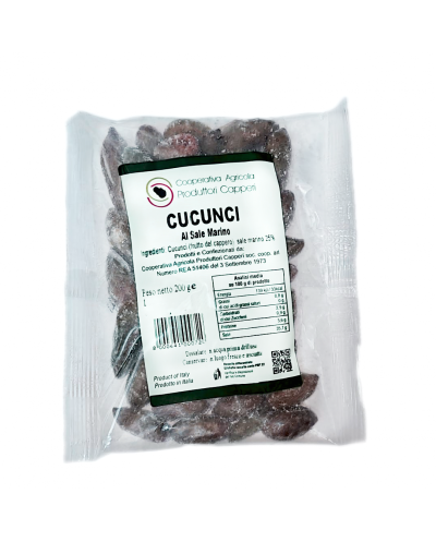 Cucunci al sale marino 200g