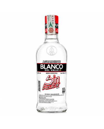 Aguardiente Blanco del Valle 1000ml Senza zuccheri aggiunti