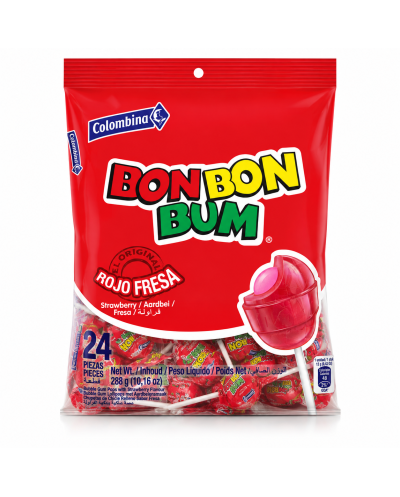 Bon bon bum fragola 408g