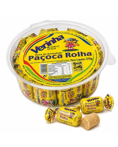 Paçoca Rolha 210 g Verinha