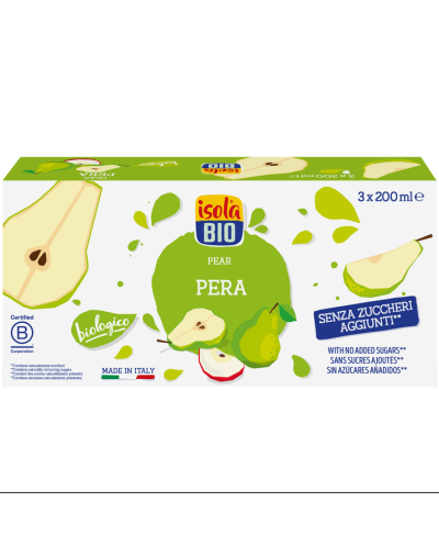 Succo di pera 3x200ml Isola...
