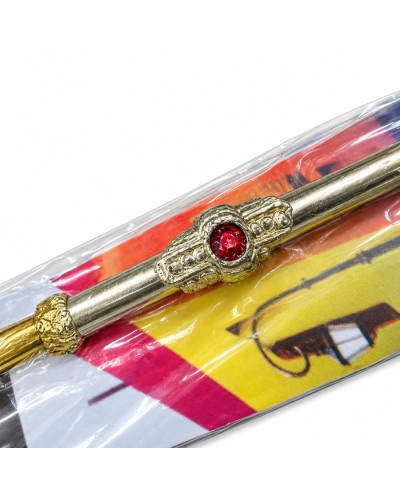 Bombilla dritta decorata con pietra