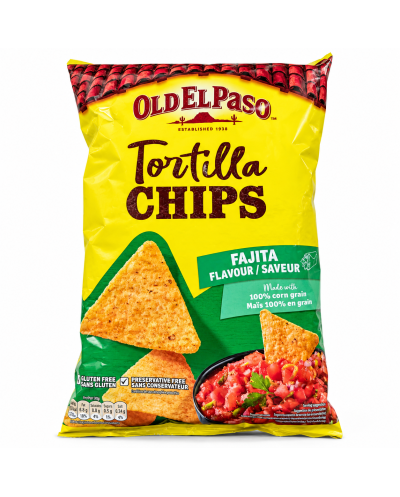 Tortilla Chips Fajita 185g...