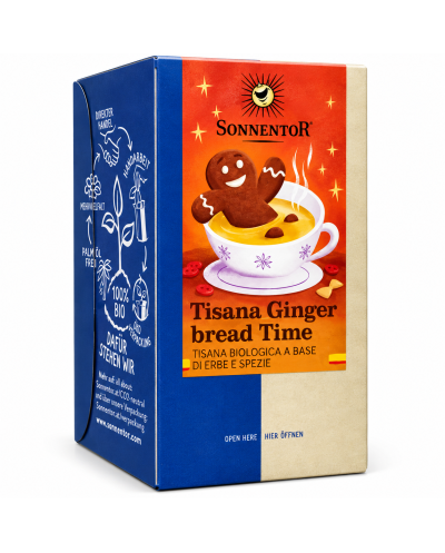 Tisana Biologica Ginger Bread Time 32,4g 18 Filtri Sonnentor