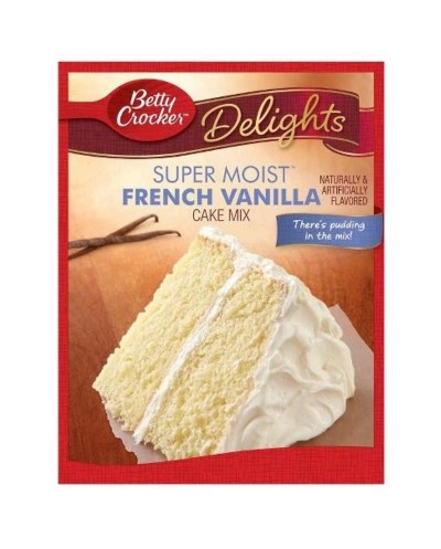 Betty crocker vanilla cake...