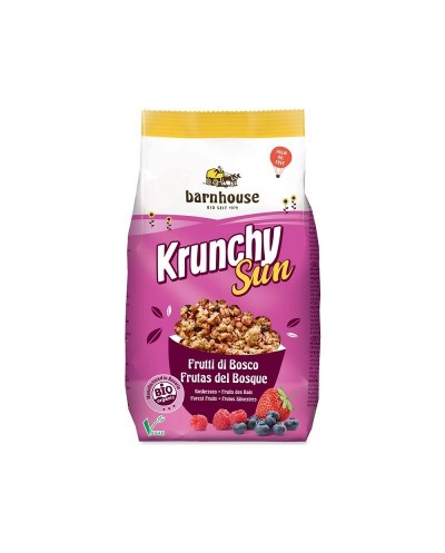 Krunchy granola frutti di bosco 500g barnhouse