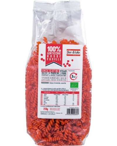 Fusilli di lenticchie rosse...