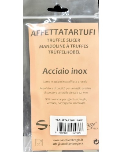 Affetta tartufi con lama...