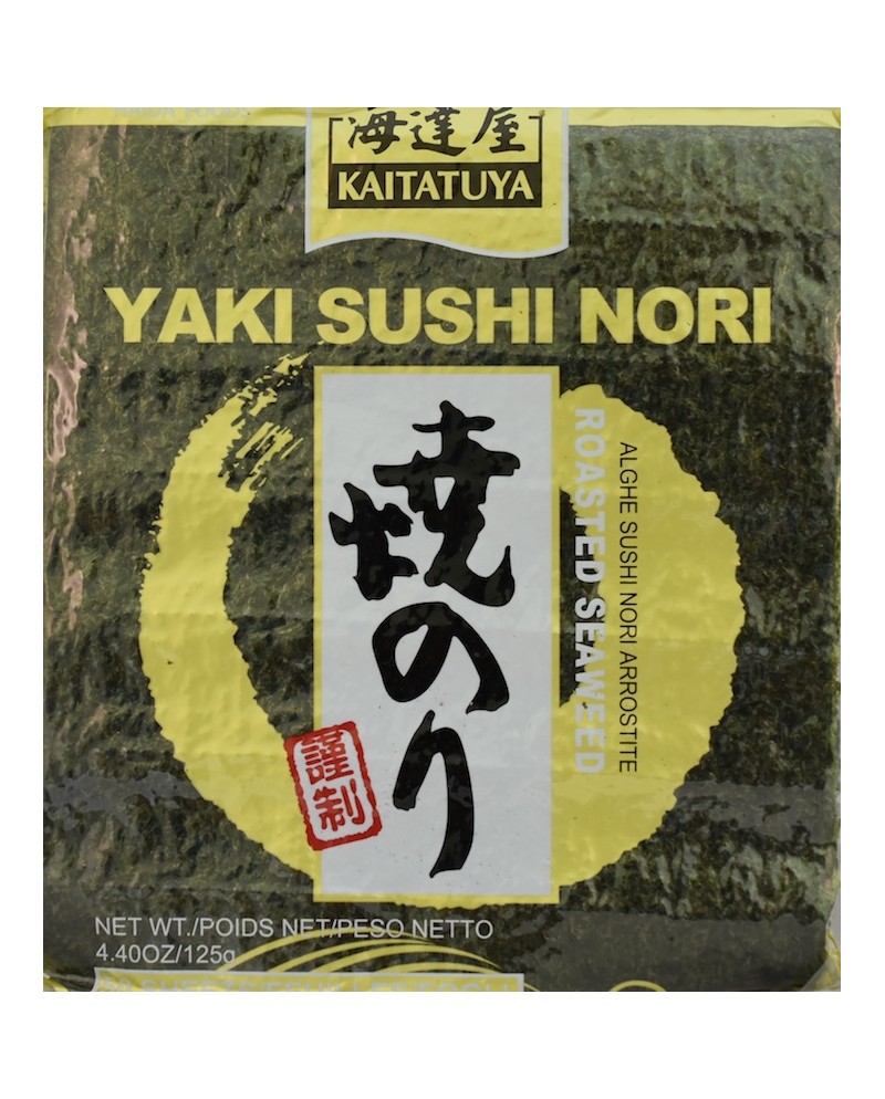 Alga Nori disidratata per sushi 50 fogli