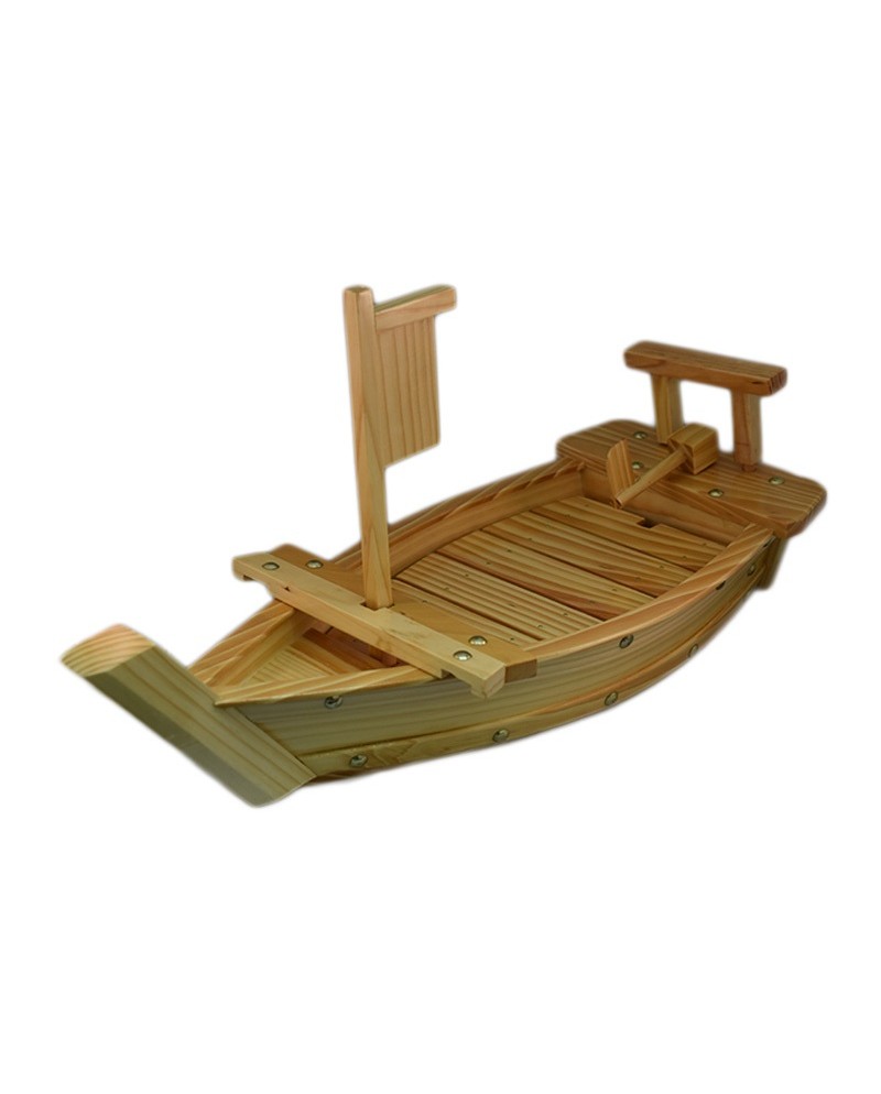 Barca in legno per sushi e sashimi 