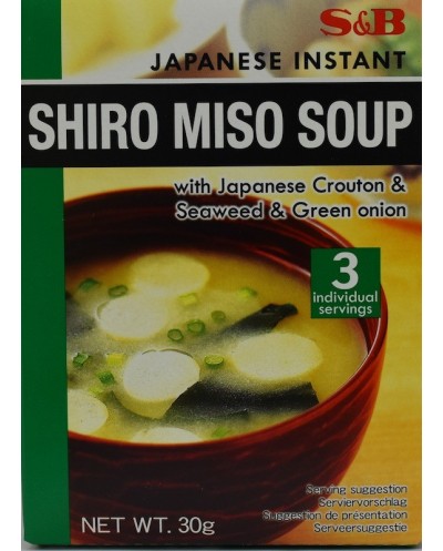 Soup shiro miso S&B 30g...