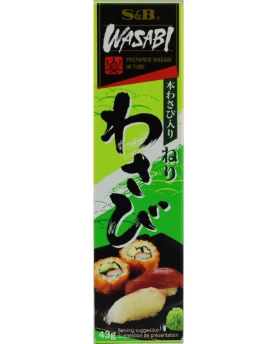 Wasabi tube S&B 43g wasabi...