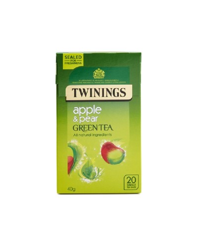 TWININGS GREEN TEA APPLE...
